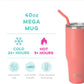 Coral Mega Mug (40oz)**FINAL SALE**